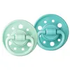 Image de Duo sucettes caoutchouc - DODIE - GAIA - Ronde - 6/36 mois - Pleine nature