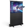 Image de Ecran de Projection Portable 60 Pouces Ecran de Projection sur Pied 121 x 91 cm 4:3 Full HD 3D