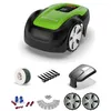 Image de Pack robot tondeuse Optimow M GREENWORKS - pour 500m2 - avec garage et accessoires