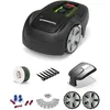 Image de Pack robot tondeuse Optimow 5 GREENWORKS - pour 550m2 - avec garage et accessoires