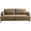 Image de Kinna - Canapé convertible express 3 places en tissu - Caramel