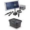 Image de Kit de pompe solaire - ESOTEC - Fountain Pro 500 l/h - 15W - Système batterie 12V - Anneau LED