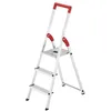 Image de Escabeau ménager pliable en aluminium 3 marches ultra léger Hailo L50