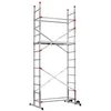 Image de Echafaudage roulant pour escalier avec montage rapide 24m/44m en aluminium Hailo Fast & Lock 5