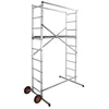 Image de Echafaudage roulant de jardin tout terrain 17m/37m en aluminium Hailo HobbyStep H4 Jardin