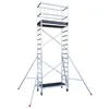 Image de Echafaudage roulant professionnel 37m/57m en aluminium Hailo Expert Pro