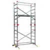 Image de Echafaudage roulant pliable 4 en 1 multifonction 2 4m/4 4m en aluminium Hailo CombiLot 5