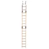 Image de Echelle plate de toit en bois pour couvreur avec crochet de toit 4m Hailo Safety Roof