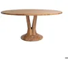 Image de Table à manger ovale en bois dacacia 175 cm Sauge