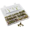 Image de Assortiment de 235 inserts filetés acier zingué bichromaté M3 à M12 - JBM