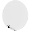 Image de HDSAT Parabole satellite fibre composite Blanche 85cm + BRIDES INOX Anti Corrosion