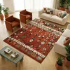 Image de Tapis berbère 160x230 tissé motifs tribaux LYN8 MOROCO rouge