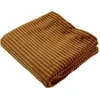 Image de Couverture boudoir - DOMIVA - Caramel - 75 x 100 cm - Velours côtelé douce et chaude