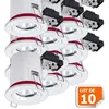 Image de Spot BBC Orientable diametre 100mm avec douille GU10 automatique - LAMPESECOENERGIE - ref. 802