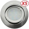 Image de Spot Led Encastrable Satin Orientable Blanc Neutre 5W eq. 50W ref.895 - LAMPESECOENERGIE - LED