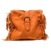 Image de Sac à main - OH MY BAG - Cheyenne - Cuir nubuck et daim - Bandoulière - Orange