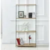Image de Étagère bibliothèque en verre et bois MDF - ICE L