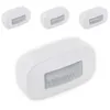 Image de Lot de 4 minis détecteurs de mouvement sans fil - portée 10m - éclairage réglable - Blanc - Chacon