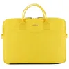 Image de Sacoche pour Ordinateur Portable 11-14 Sac à Bandoulière PC/Tablette Compatible MacBook 13 Aspect Cuir Jaune