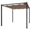 Image de TUSA - tonnelle autoportante taupe 3x3 m