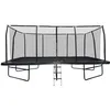 Image de Trampoline de Jardin Rectangulaire XXXL -FAMILLE -518cm x 305cm livré avec Filet de sécurité Matelas de protection et Echelle