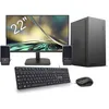 Image de PC de bureau - AMD - Ryzen 5 - Ssd Nvme de 1 To - 8GB RAM - Écran 22 Full HD - Win 11 Pro