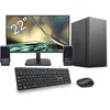 Image de PC de bureau - AMD - Ryzen 7 - SSD 240 Go - 8 Go RAM - Écran 22 - Windows 11 Pro