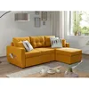Image de Astoria - canapé dangle réversible - convertible avec coffre - style contemporain- 4 places - Jaune