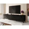 Image de Chloe - meuble TV - 4 portes - 200 cm - Noir