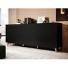 Image de Sanna - buffet bas - 200 cm - style contemporain - Noir