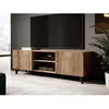 Image de Come - meuble TV - effet bois - 2 portes et 2 niches - 150 cm - Bois