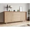 Image de Diego - buffet - effet bois - 3 tiroirs et 2 portes - 180 cm - Bois