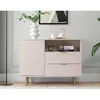 Image de Monica - buffet - beige - 2 tiroirs 1 porte et 1 niche - 107 cm - Beige