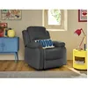 Image de Armand - fauteuil relax électrique en velours côtelé - Gris