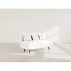Image de Lumi - Banquette convertible clic-clac 2 places en velours côtelé - Beige