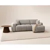 Image de Nicole - canapé dangle réversible 4 places convertible avec coffre en tissu - Gris clair
