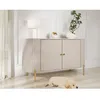 Image de Jaime - buffet bas 139 cm - 2 portes et 1 étagère - Beige