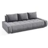 Image de Canapé convertible Petits-meubles - Jonas - 240 x 110 x 85cm - Gris