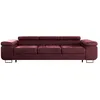 Image de Canapé convertible Petits-meubles - Wilson - 275 x 100 x 69cm - Bordeaux