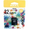 Image de Carte Mémoire SDHC/SDXC - MAXL - 32 Go - Classe 10 - Noir - Compatible SDHC/SDXC
