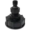 Image de Raccord/Bouchon S60x6 - OUTILE - Taraudé 3/4 - Idéal pour tuyau darrosage - PEHD noir