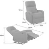 Image de Fauteuil inclinable MAX gris anthracite