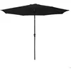 Image de Parasol droit HAPUNA rond 330m de diamètre noir