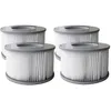 Image de Lot de 4 cartouches filtrantes avec filet pour spa gonflable Mspa