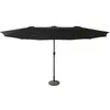 Image de Parasol double 27x46m LINAI noir