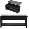 Image de Table basse avec plateau relevable noire HEDDA