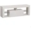 Image de Meuble TV 140cm blanc à LED DARYL