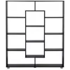 Image de Bibliothèque 11 étagères multiformes noire EMILY