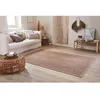 Image de Tapis - NAZAR RUGS - 200x290 cm - Effet jute naturel - Marron - Compatible chauffage sol