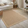 Image de Tapis - NAZAR RUGS - NATURE - 160x230 cm - Effet jute naturel - Marron